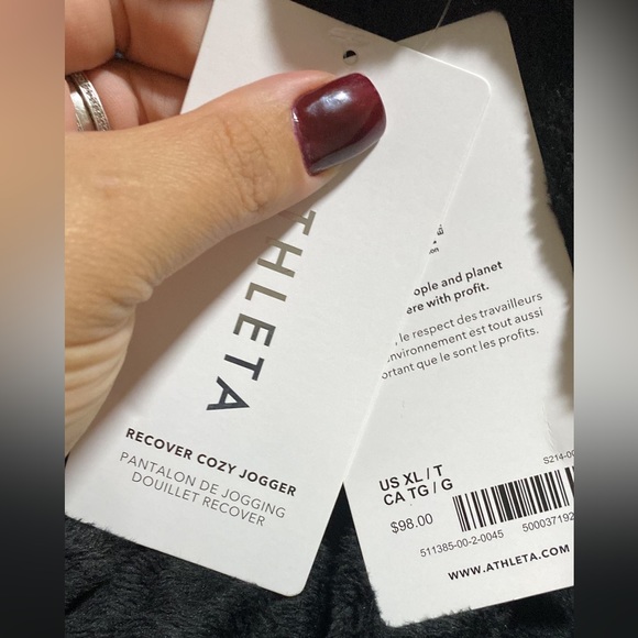 Athleta Cozy Karma Recover Jogger // Black #511385 - Picture 16 of 16